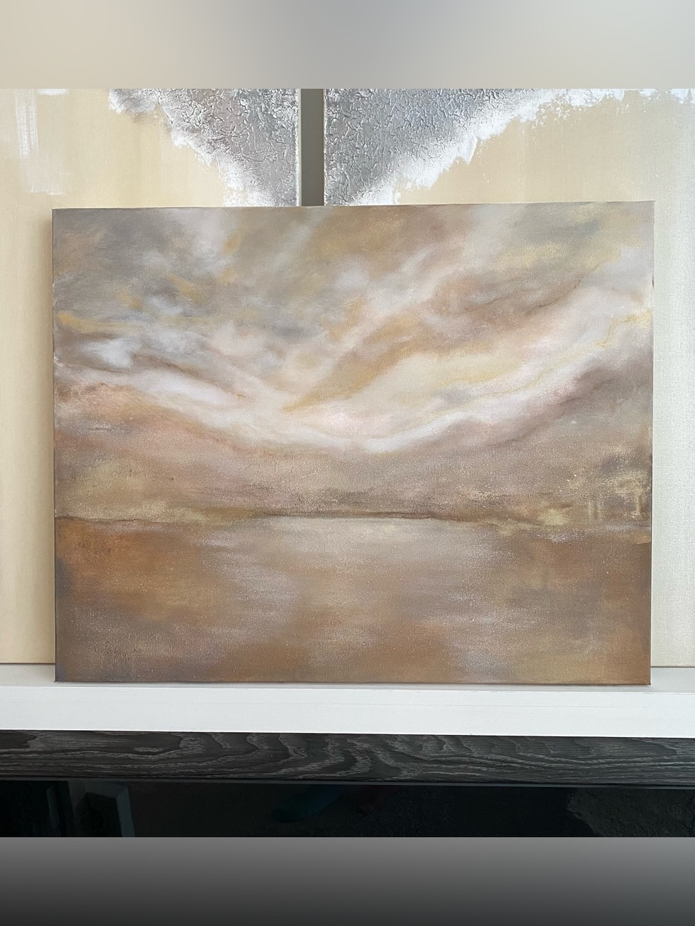 Hand-Painted Original Abstract Landscape Painting